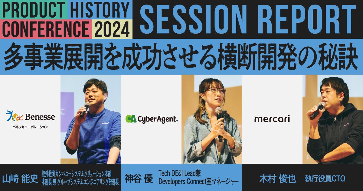 多事業展開を成功させる横断開発の秘訣｜プロダクトヒストリー