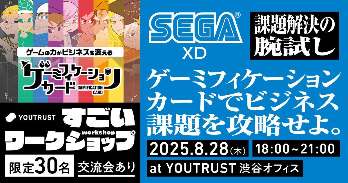 すごいワークショップ - ゲーミフィケーションカードでビジネス課題を